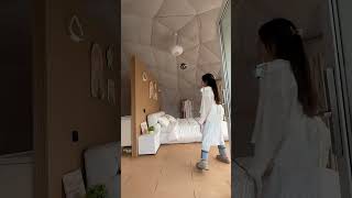 Glamping Dome Tent Igloo House With Bathroom [upl. by Tjaden]