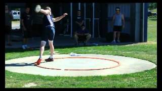 Ryan Crouser 6930m 227 4quot HS discus qt [upl. by Brittni176]