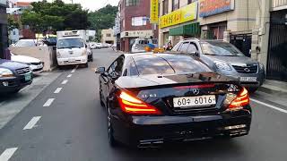 벤츠 SL 63 AMG 컨버터블 하드탑 미친 배기음MercedeBenz SL63 AMG covertible■■ [upl. by Diehl]