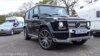 MercedesBenz G65 BRABUS G800 V12 Start Up amp Dragraces [upl. by Uchish]