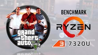 Ryzen 7320u Gta V Benchmark Test 60FPS [upl. by Nahtnanhoj888]