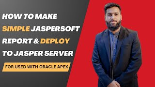 How to Make Simple Jaspersoft Report amp Deploy to Jasper Server  oracleapex jaspersoft [upl. by Ahsiena]