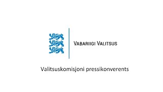 Valitsuskomisjoni pressikonverents 24 märts 2020 [upl. by Duong]