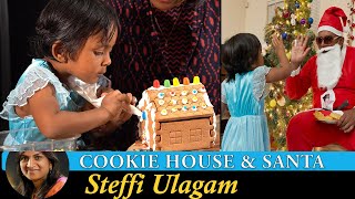 Decorating Gingerbread House Vlog in Tamil  Christmas Lights and Santa Vlog in Tamil [upl. by Tera]