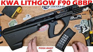 KWA Lithgow Arms F90 Airsoft GBBR Bullpup [upl. by Adev]