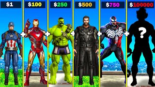 Fusing HULK CAPTAIN AMERICA THOR IRONMAN and VENOM into GOD SUPERHERO in GTA 5 [upl. by Barny]