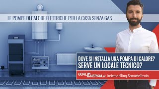 Dove si installa la pompa di calore Serve un locale tecnico [upl. by Tyrrell]