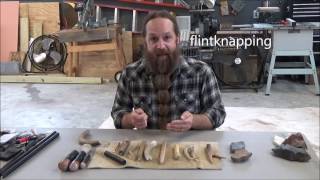 basics of flintknapping [upl. by Llig]