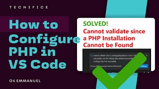 Finally solved How to fix PHP executable not found error 2023  Configure VS Code for PHP [upl. by Monson]