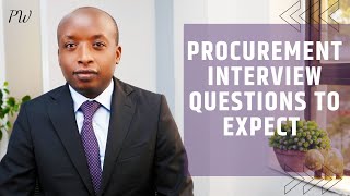 Procurement Interview Questions To Expect [upl. by Bigot]