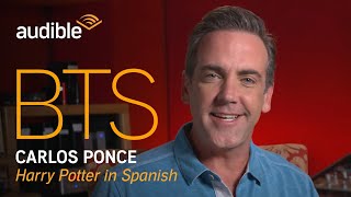 Behind The Scenes Interview with Carlos Ponce Narrator of Harry Potter in Spanish  Audible [upl. by Aikrahs]