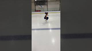 we’ve named it pretzel spin 😂🥨 figureskating edea axel iceskating skater olympics skating [upl. by Yuhas]