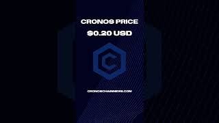 🚨 CRONOS reaches 020 USD 🔥 bitcoin cronos cronoscrypto cronoschain [upl. by Ydiarf795]