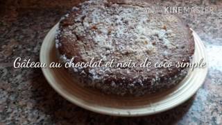 Gâteau au chocolat et noix de coco simple par Sali Cook [upl. by Socin179]