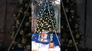 Christmas Tree Metro Teatralna Kyiv City Museum of History Kyiv Ukraine 13dec2022 [upl. by Haran]