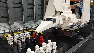 UCS LEGO Razor Crest and Imperial Shuttle MOCed Star Wars [upl. by Elaen]