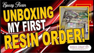 RESIN ART  UNBOXING NEW MATERIALS  Starting new resin art amp craft business [upl. by Aliac]