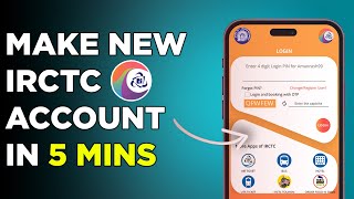 How to Create IRCTC Account in Just 5 Minutes 🔥 [upl. by Deedee]