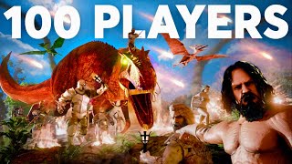 100 Players Simulate Civilization in Ark Ascended [upl. by Naiviv]