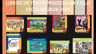 Libros de texto preescolar primer grado 2024 2025 [upl. by Atilehs]