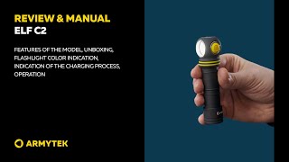 Review amp Manual Armytek Elf C2 [upl. by Aissirac447]