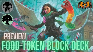 Preview Wilds of Eldraine Food Token Deck [upl. by Wyn]