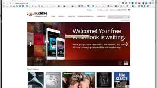 How To Sign Up For Audiblecom [upl. by Atinniuq]