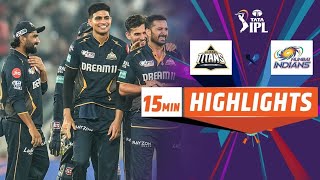 Mi vs GT pil highlights 2024ipl match highlights 2024 match nomber five viral ipl [upl. by Sparke]