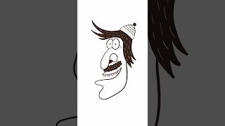 Doodling Cartoon Face  The Winters Wisecracker [upl. by Chemaram]