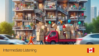 🇨🇦 English Intermediate Listening  Finding a House [upl. by Elehcor445]