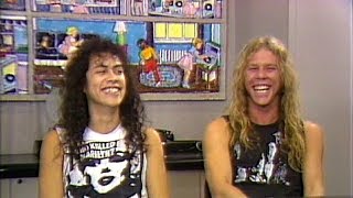 Metallica  MTV News Interviews 1986 ReMaster Of Puppets DVD [upl. by Adnarym]