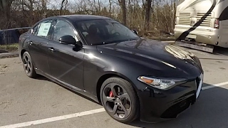 2017 Alfa Romeo Giulia Ti Sport Q4WalkAround VideoInDepth Review [upl. by Nnayd]