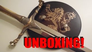 JAIME LANNISTERS SWORD from VALYRIAN STEEL  UNBOXING [upl. by Eceeryt]