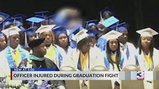 Fight breaks out at high school graduation [upl. by Oliana692]