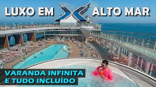 COMO É E QUANTO CUSTA UM CRUZEIRO DE LUXO COM TUDO INCLUÍDO PELA EUROPA VEJA O NAVIO CELEBRITY EDGE [upl. by Ennylyak]