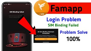 Fampay SIM Binding Failed Problem Solve Fampay New Update 100 Solve manojdey [upl. by Fleta]