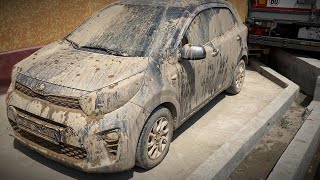 3 YEARS UNWASHED CAR  Wash the Dirtiest KIA morbibg [upl. by Ahsenrac598]