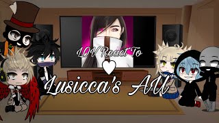 ❦Lov React to Lusicca’s AU  Original  Part 2 [upl. by Usanis471]