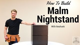 How to Assemble IKEA Malm Nightstand [upl. by Aeret]