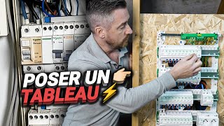 JE POSE UN TABLEAU ÉLECTRIQUE SECONDAIRE dans les combles ET REFAIS CELUI DU RDC 🔌 [upl. by Akenahs]