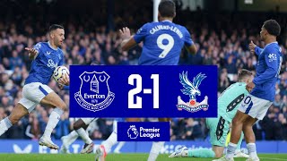 EVERTON 21 CRYSTAL PALACE  Premier League highlights [upl. by Standish]