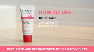 ROSELIANE AntiRedness Cream SPF30  How to Use [upl. by Bramwell]