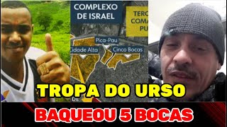 TROPA DO URSO BAQUEOU 5 BOCAS  TIROTEIO ENTRE CV E TCP PEGOU UM NO COMPLEXO DE ISRAEL [upl. by Calv50]