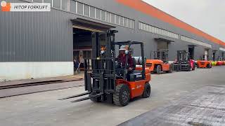 Propane forklift 35 Ton 5m lifting height Nissan Engine 2 Ton 25 Ton Gasoline LPG forklifts [upl. by Neitsirhc]