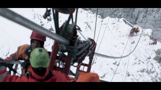 Neubau Seilbahn Zugspitze – Seilzug und Montage der Seilbahnkabinen [upl. by Cis]