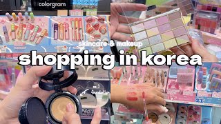 shopping in Korea vlog 🇰🇷 new skincare amp makeup haul at oliveyoung🌸 spring vibe 올영세일 [upl. by Fax]