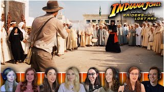 BEST INDY BRINGING A GUN TO A SWORD FIGHT Movie Reactions  Raiders of the Lost Ark 1981 [upl. by Winser]