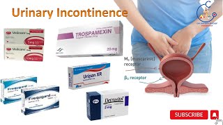 كورس التدريب الصيدلى OTC drugsخلاصة ادوية التبول اللاإرادى  URINARY INCONTINENECE [upl. by Kcirrez8]