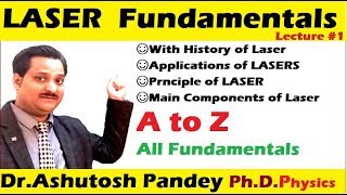 What is LASER  Principle of LASER Action  Main Components of Laser  Applicationsसबसे आसान [upl. by Sladen]