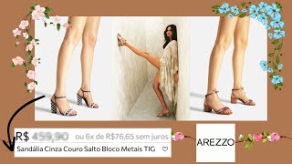 Explore a Nova Coleção Arezzo Melhores Sapatos para Ser uma Mulher Elegante [upl. by Quincy]